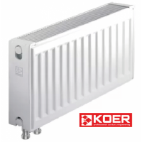 Сталевий радіатор Koer 300x1500 мм, 22 тип, нижнє