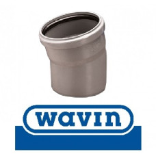 Коліно ПВХ d 50х15 Wavin