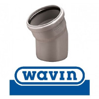 Коліно ПВХ d 110х45 Wavin