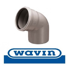 Коліно ПВХ d 50х67 Wavin