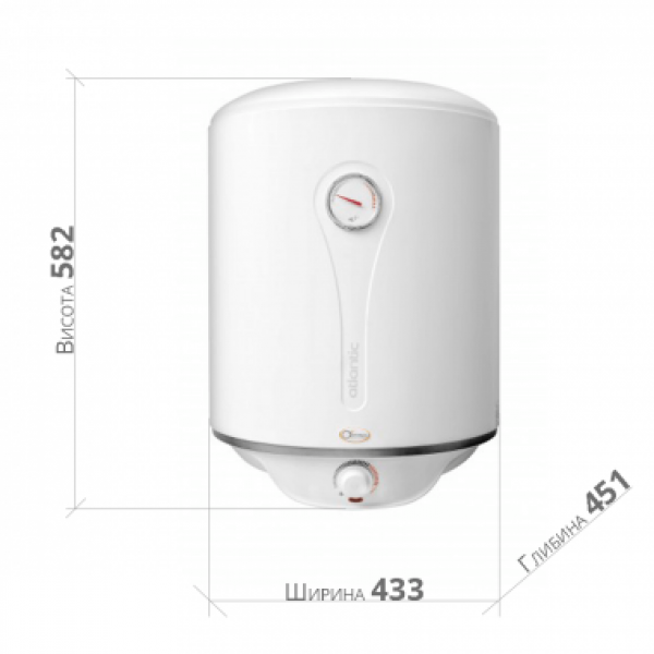 Бойлер Atlantic O'Pro Turbo 50 л