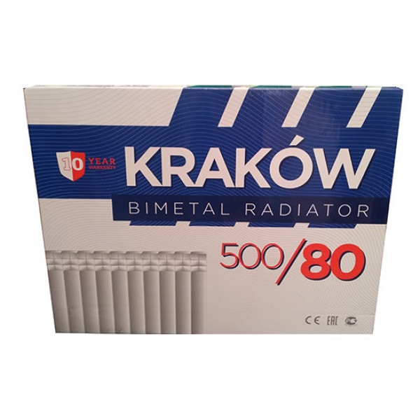 Радиатор биметаллический Krakow 500x80