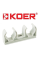 Двойное крепление 25 мм KOER полипропиленовое
