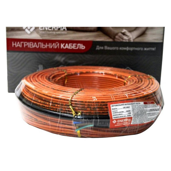 Нагрівальний кабель Enerpia, 1.9 кв.м, 300 Вт (Енерпія, Пд. Корея)
