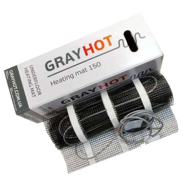 Нагрівальний мат GrayHot 0.6 кв.м, 92 Вт (Грей Хот)