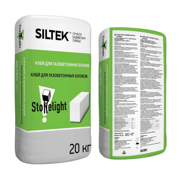 Клей для газобетону Stonelight Клей для газобетону Stonelight