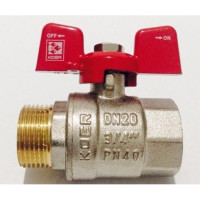 Кран кульовий латунний 3/4 ГШ Чехія