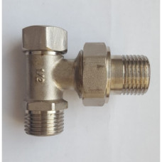 Вентиль радіаторний кутовий 1/2" ВН низ AquaMag