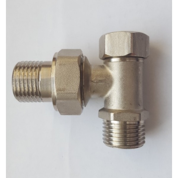 Вентиль радіаторний кутовий 1/2" ВН низ AquaMag