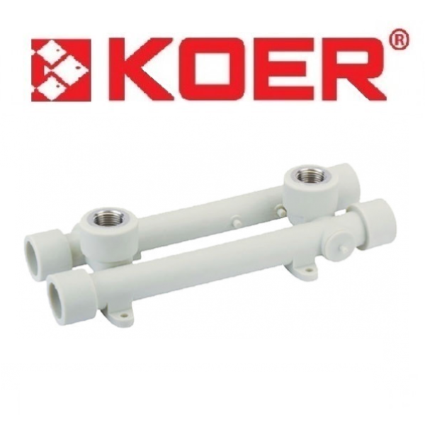 Планка монтажная проходная ВР 20х1/2" KOER