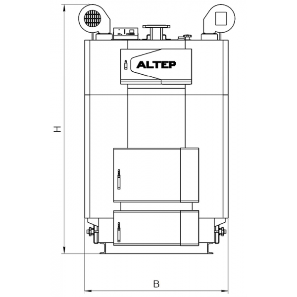 Твердопаливний котел Альтеп Trio Uni Plus 400 кВт