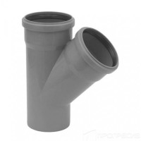 Трійник d 50х50мм 45° ПВХ Instalplast