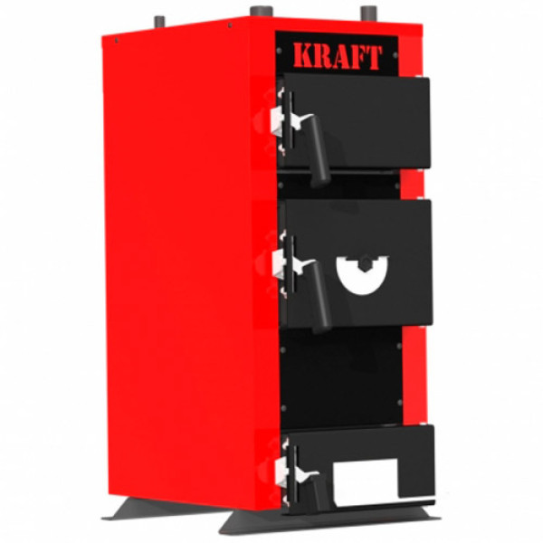 Твердотопливный котел Kraft серия E 12 кВт без автоматики