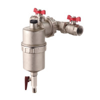 Сепаратор шламу універсальний магнітний 1" з кранами KOER