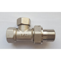 Вентиль радіаторний прямий 1/2" низ AquaMag