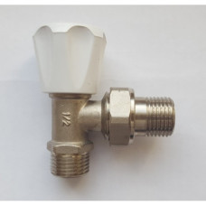Вентиль радіаторний кутовий 1/2" верх AquaMag