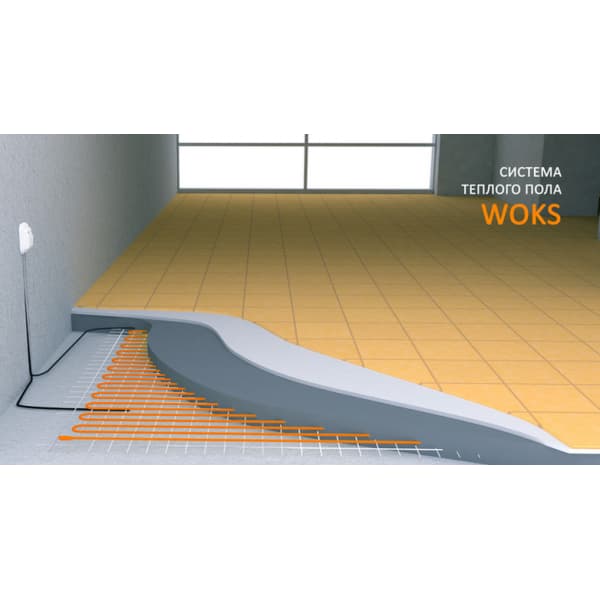 Кабель двожильний WOKS 18, 2.7 кв.м, 660 Вт в стяжку