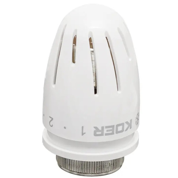 Комплект кранов угловых радиаторных с термоголовкой KOER SET-11 1/2"x1/2"