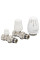 Комплект кранов радиаторных прямых с термоголовкой KOER SET-12 1/2"x1/2"