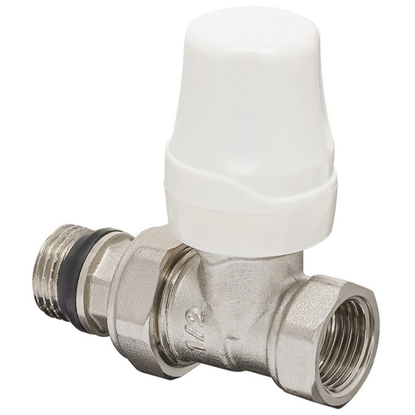 Комплект кранов радиаторных прямых с термоголовкой KOER SET-12 1/2"x1/2"