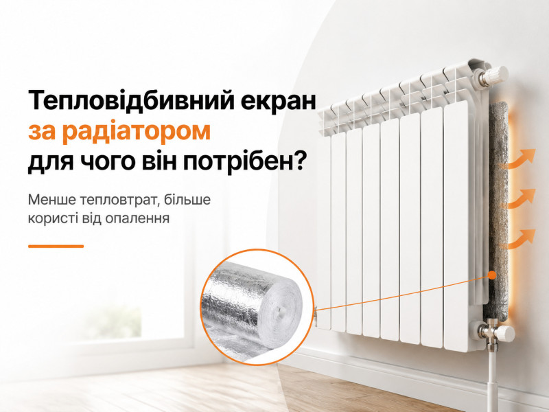 Тепловідбивний екран за радіатором: для чого він потрібен?