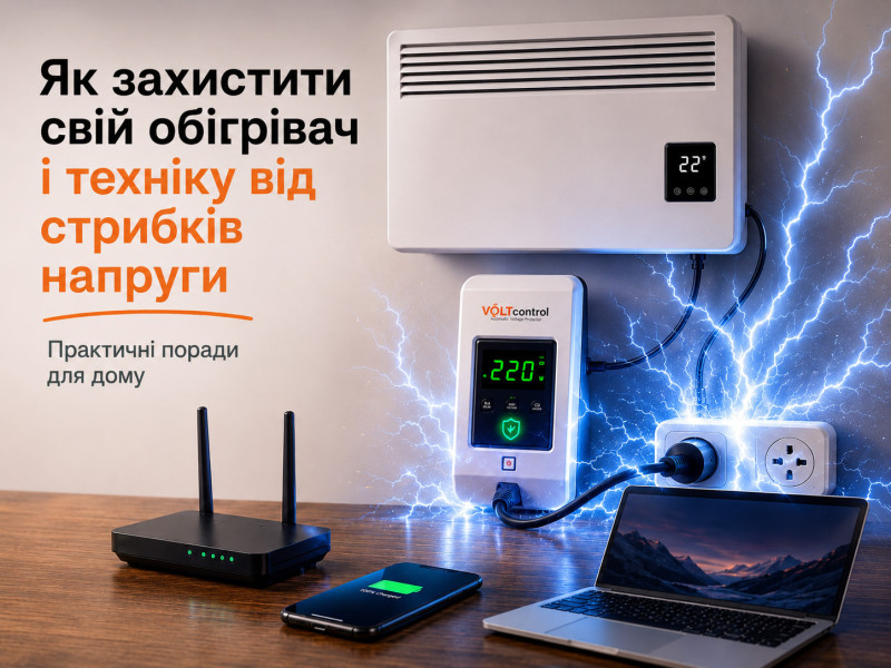 Як захистити свій обігрівач і техніку від стрибків напруги