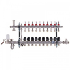 Колектор 10 контурів Koer з вбудованим змішувальним вузлом