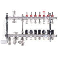 Колектор 7 контурів Koer з вбудованим змішувальним вузлом