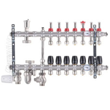 Колектор 7 контурів Koer з вбудованим змішувальним вузлом