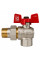 Кран кульовий кутовий з американкою 3/4" KOER KR0018