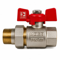 Кран з американкою 1" KOER