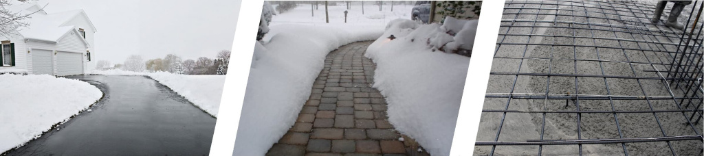 Укладання системи сніготанення: в асфальт, плитку та бетон