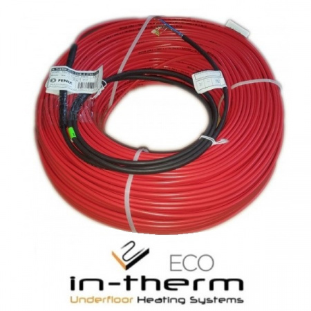 Теплый пол In-Therm Eco 9.9 кв.м, 1580 Вт электрический двухжильный кабель