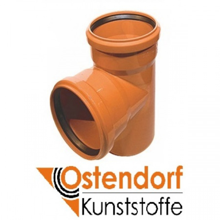 Тройник Ostendorf 160х160 мм 90° ПВХ для наружной канализации