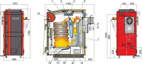 Твердотопливный котел Kalvis 12 кВт (механика)