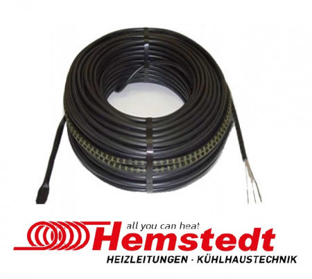 Теплый пол Hemstedt 2.2 кв.м, 300 Вт электрический нагревательный кабель