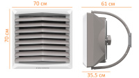 Тепловой вентилятор VOLCANO VR1 EC 5-30 кВт (Волкано)